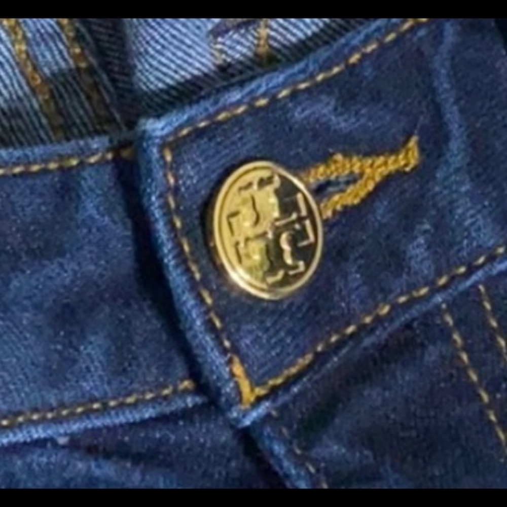 Tory Burch Dark Wash Jeans - Picture 3 of 12